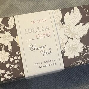 Lollia “In Love” Classic Petal Hand Creme. New in package, from Margot Elena.